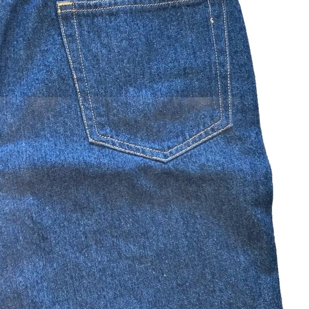 Liz Claiborne Liz wear Jean Shorts Womens Sz 4 Classic Mom Dark Wash Denim  W242 - Picture 6 of 7